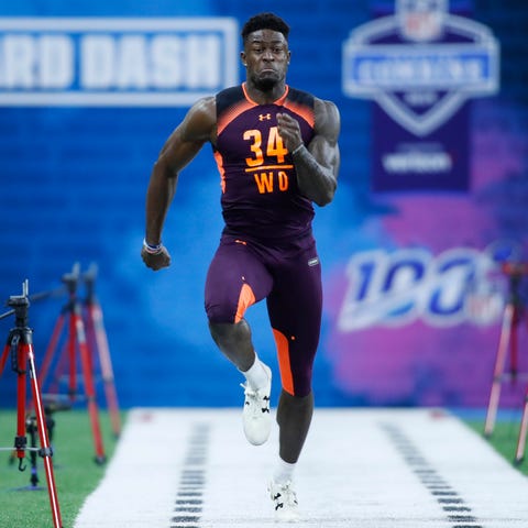 Mississippi wide receiver D.K. Metcalf (WO34)...