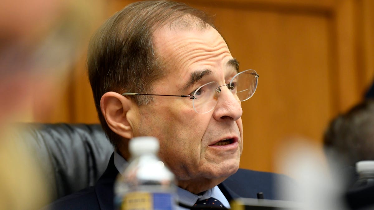 Rep. Jerry Nadler, D-N.Y., Chairman of the House Judiciary Committee, questions acting Attorney General Matthew Whitaker during a hearing on Feb. 8, 2019 in Washington.