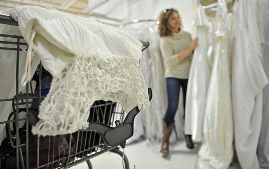 A wedding  dress  for 100 or less Nashville Goodwill sale  