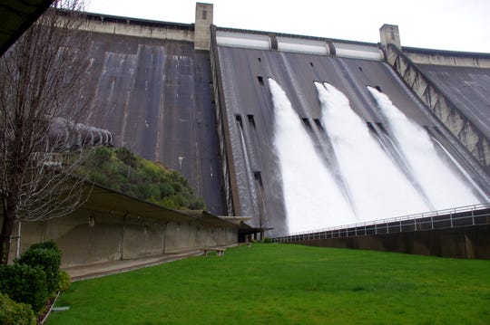 The Bureau of Reclamation has increased the amount of water coming out of the dam to 30,000 cubic-feet per second.