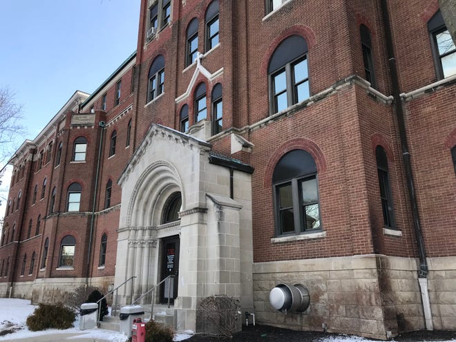 Franciscan Health Lafayette plans to take down three buildings on its former St. Elizabeth Hospital campus, including this entrance to the original wing near Hartford and 14th streets in Lafayette's north end.