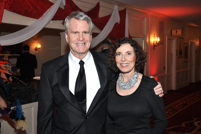 F. William Haberman and his wife, Carmen, stop for a photo during the 2012 Ballet Ball.