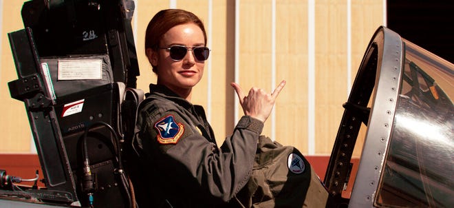 Brie Larson stars in "Captain Marvel." The movie opens Thursday at Regal West Manchester Stadium 13, Frank Theatres Queensgate Stadium 13 and R/C Hanover Movies.