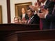 House Speaker JosŽ Oliva and House Speaker Pro Tempore MaryLynn Magar stand and applaud as Gov. Ron DeSantis gives his State of the State address during the opening day of session for the Florida Legislature Tuesday, March 5, 2019. 