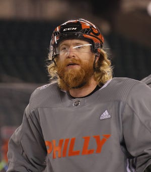Jake Voracek, a native of the Czech Republic and former captain of the national team, would be a big part of the marketing plan if the Flyers open next season in Prague, Czech Republic.