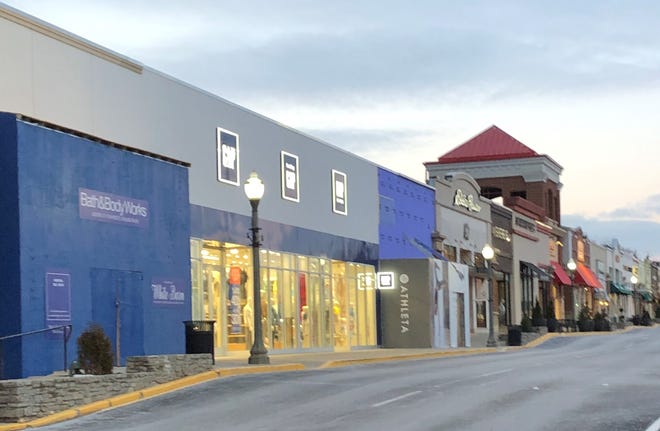 Construction is underway on new Athleta and Bath & Body Works stores at Rookwood Commons & Pavilion