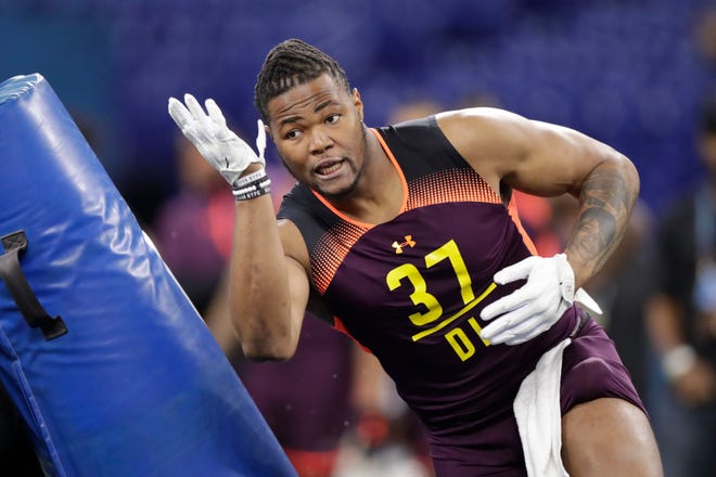 ESPN draft analyst Todd McShay has the Lions taking former Michigan defensive lineman Rashan Gary (pictured) in his latest mock draft.