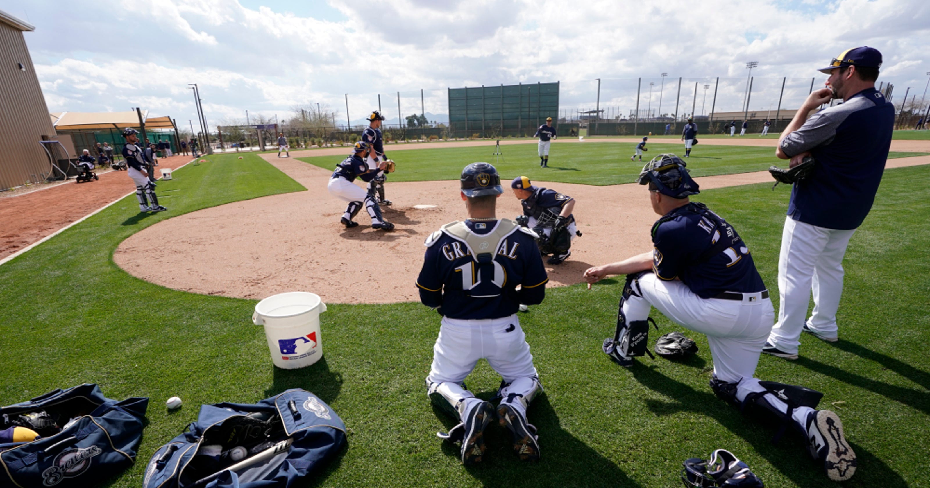 MLB spring training Teams need catchers. But they don't want to pay