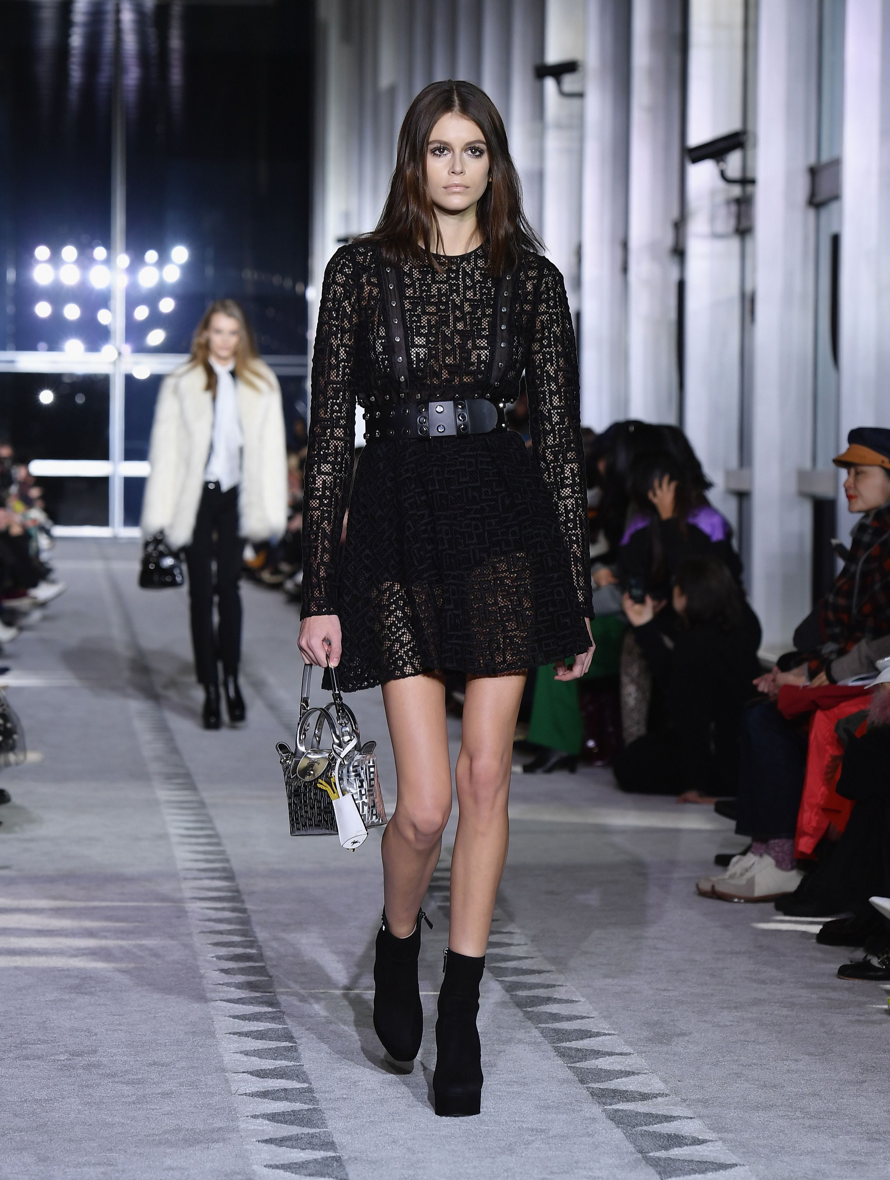 kaia gerber longchamp