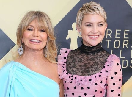 Goldie Hawn modeled good co-parenting for Kate Hudson.