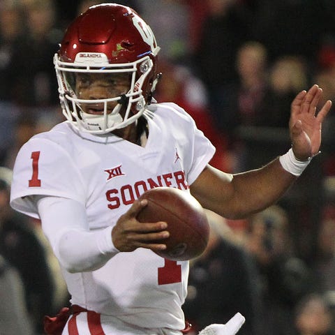 QB Kyler Murray passed for more than 4,000 yards...