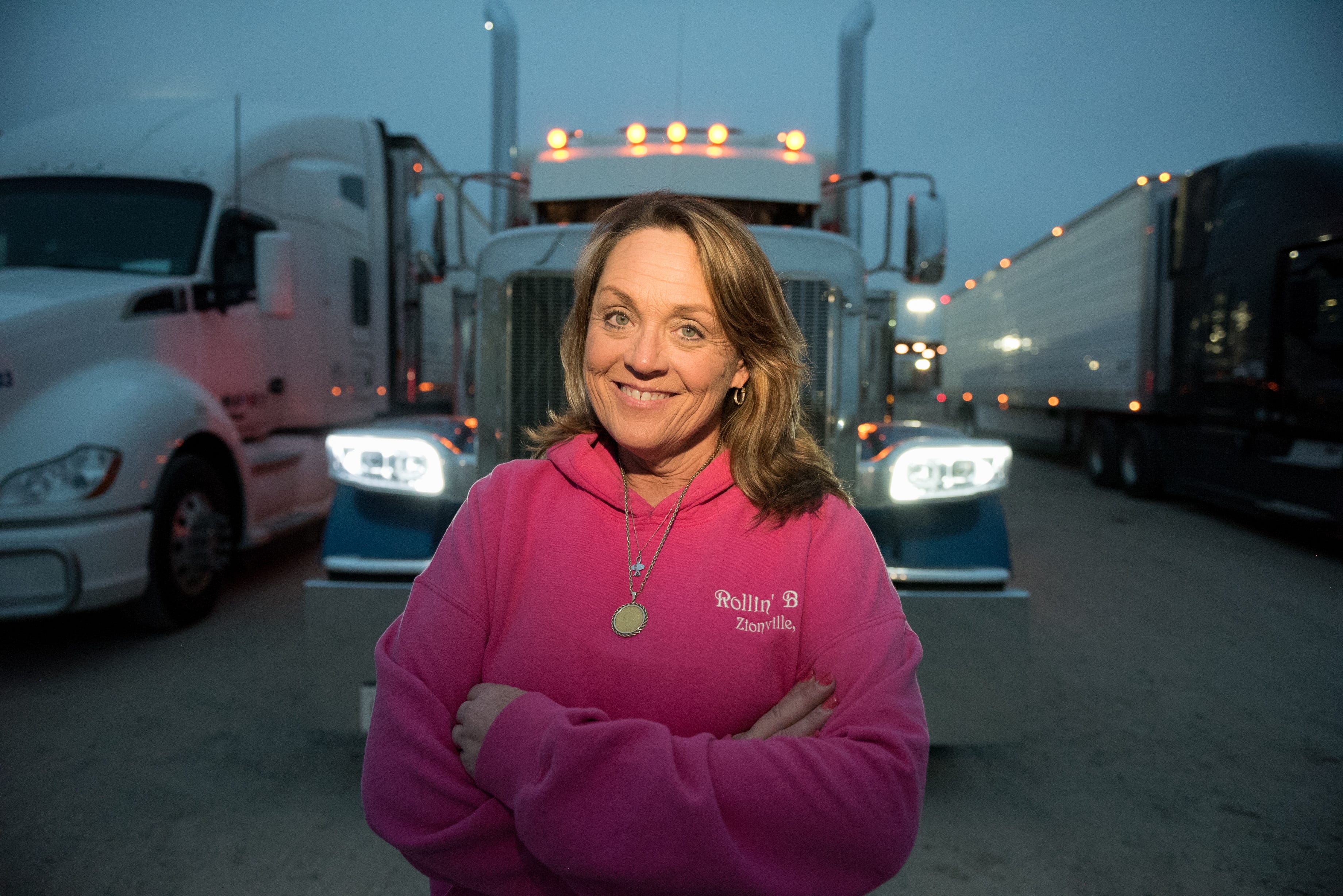 Women truck drivers Women endure image