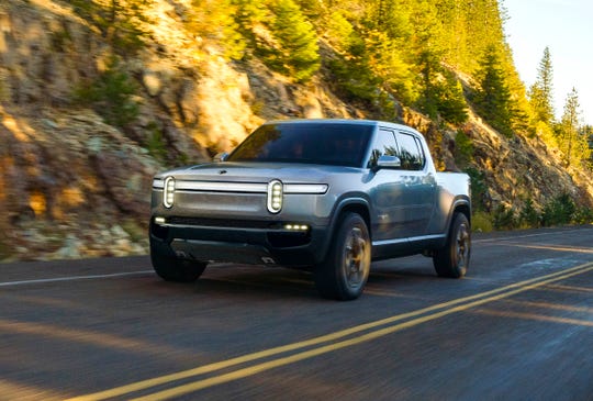 Rivian, an automotive startup with an engineering base outside Detroit in Plymouth Township, unveiled its five-passenger R1T electric pickup concept in conjunction with the 2018 LA Auto Show.