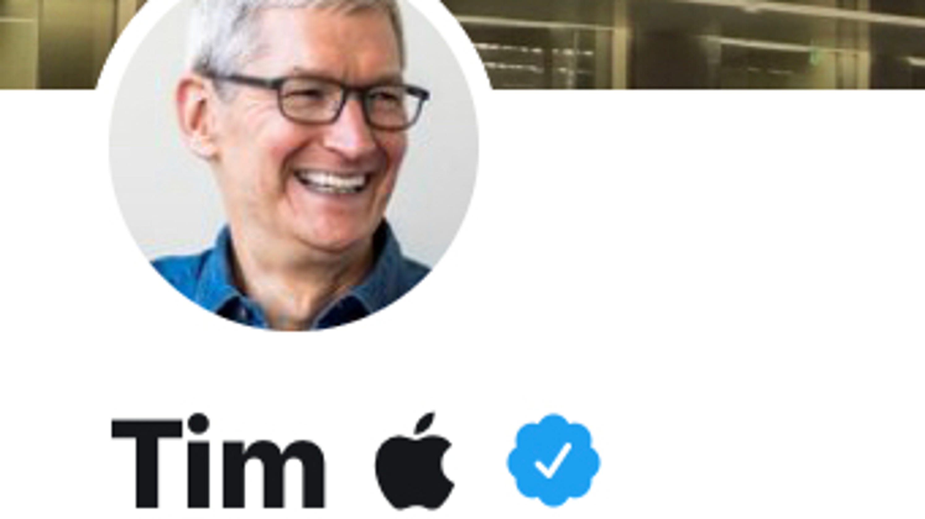 Tim Cook or Tim Apple? He changed his name on Twitter to an Apple icon