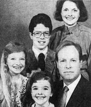The Shrout family photographed in 1989.