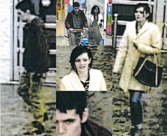 The Las Cruces Police Department released surveillance photos of a couple suspected of stealing cell phones from the Walmart on Valley in December 2018.