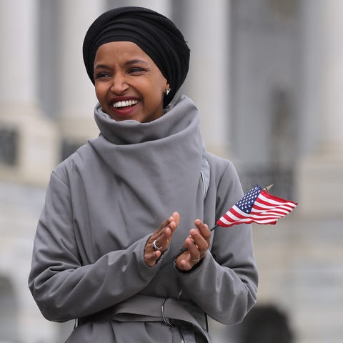 Rep. Ilhan Omar at the Capitol on March 8, 2019.
