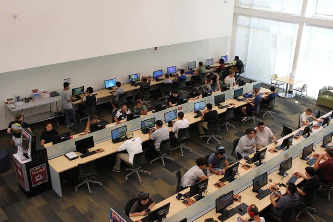 The New Mexico State University Esports Association hosted a game day of “Fortnite” in summer 2018 at the Hardman and Jacobs Undergraduate Learning Center with more than 100 participants.