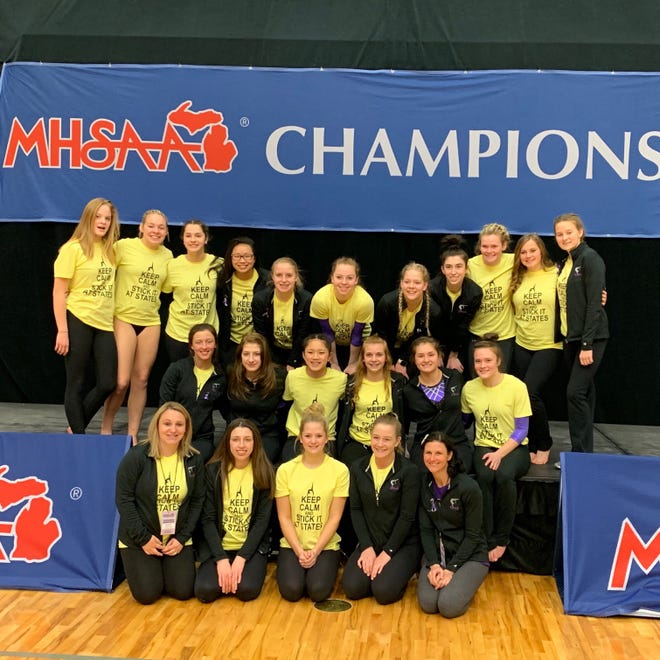 Fowlerville finished fourth in its first state gymnastics meet.