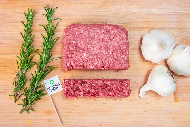 Beyond Meat, from California, claims its product delivers on the meaty taste, texture and versatility of ground beef but is made from simple plant-based ingredients. without soy, gluten or GMOs. The USDA and FDA have agreed to oversee the production of cell-based meat products.