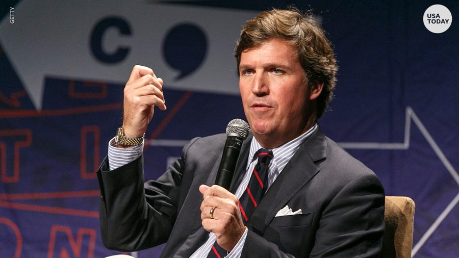 Tucker Carlson says he won't bow to the left.
