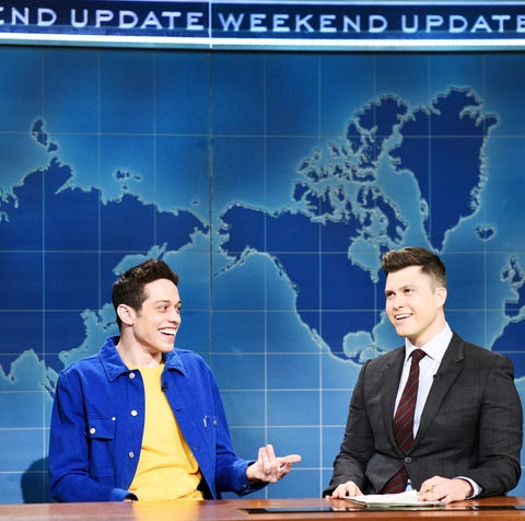 Pete Davidson also appeared on "Weekend Update"...