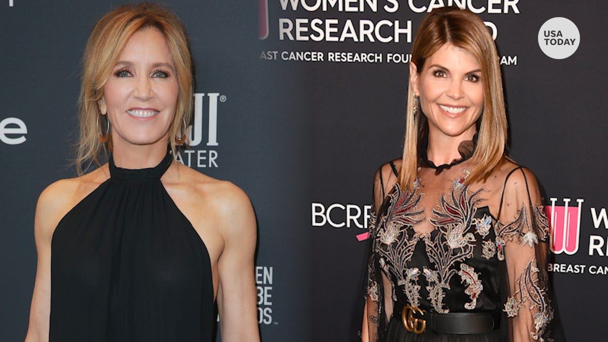 VIDEO THUMB  - Lori Loughlin, Felicity Huffman charged in college bribe scandal