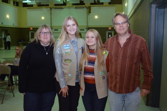 The Taylor family, from left: Terisa, Claire, Sarah and Steven