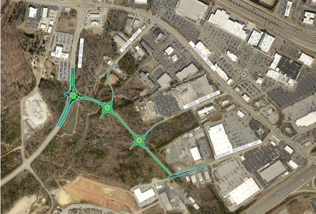 Greenville opens first section of Woodruff Road bypass