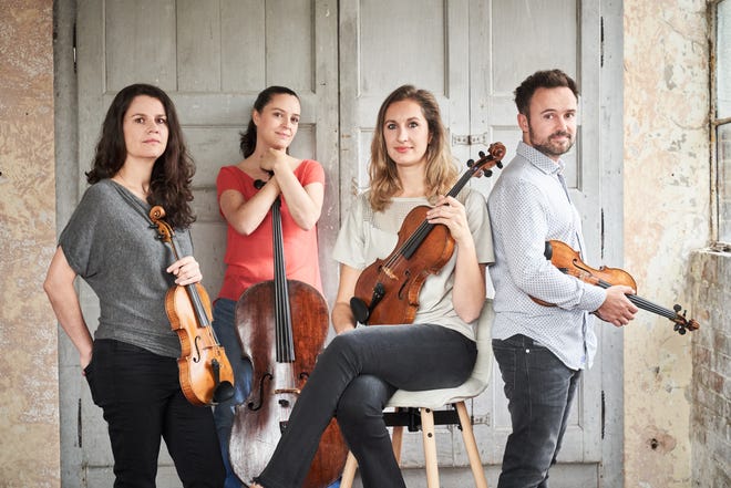 The Elias String Quartet perform March 21 for the Montgomery Chamber Music Organization.
