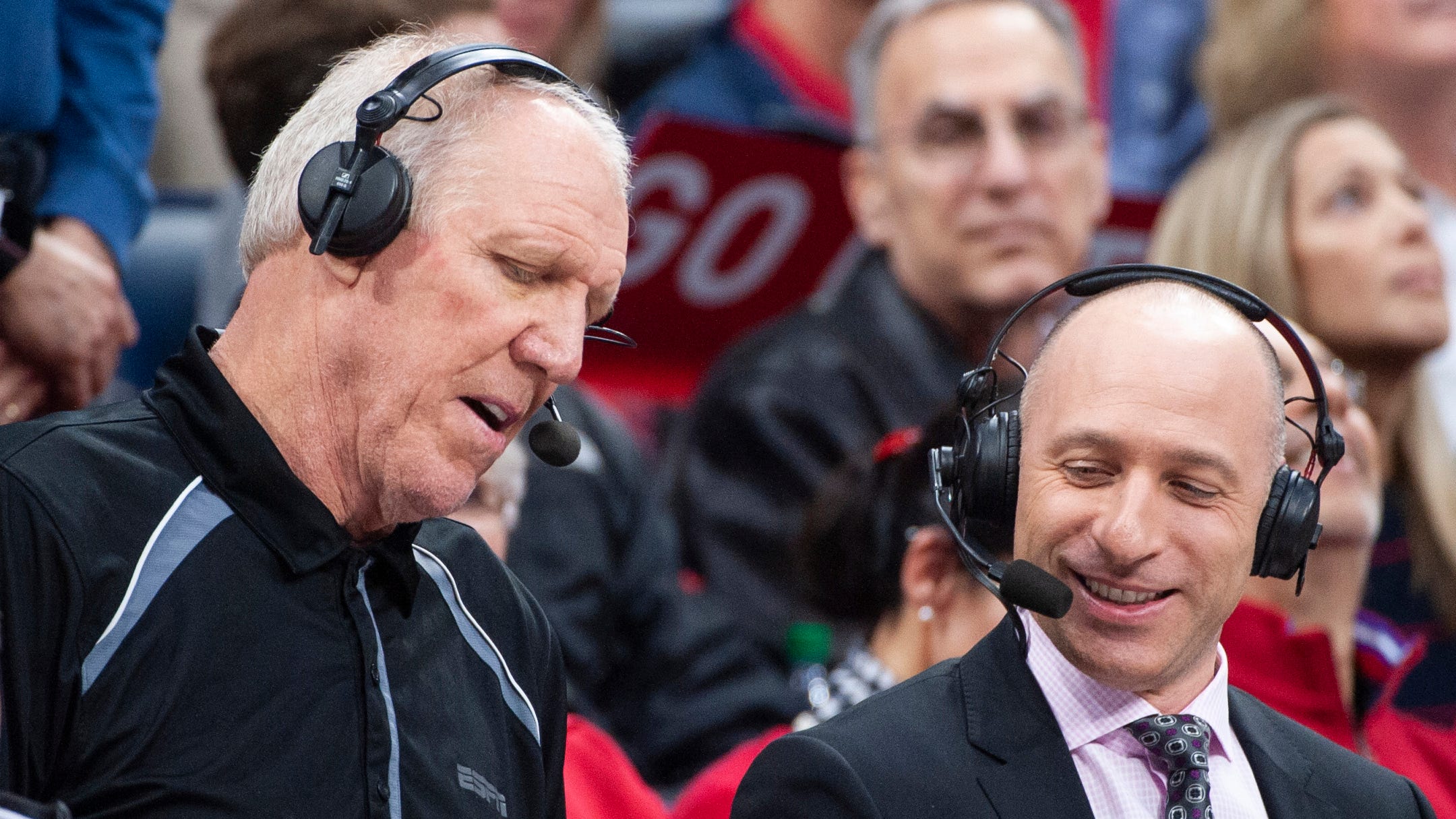 Dave Pasch Bill Walton Ron Wolfley Keep Broadcaster On His Toes