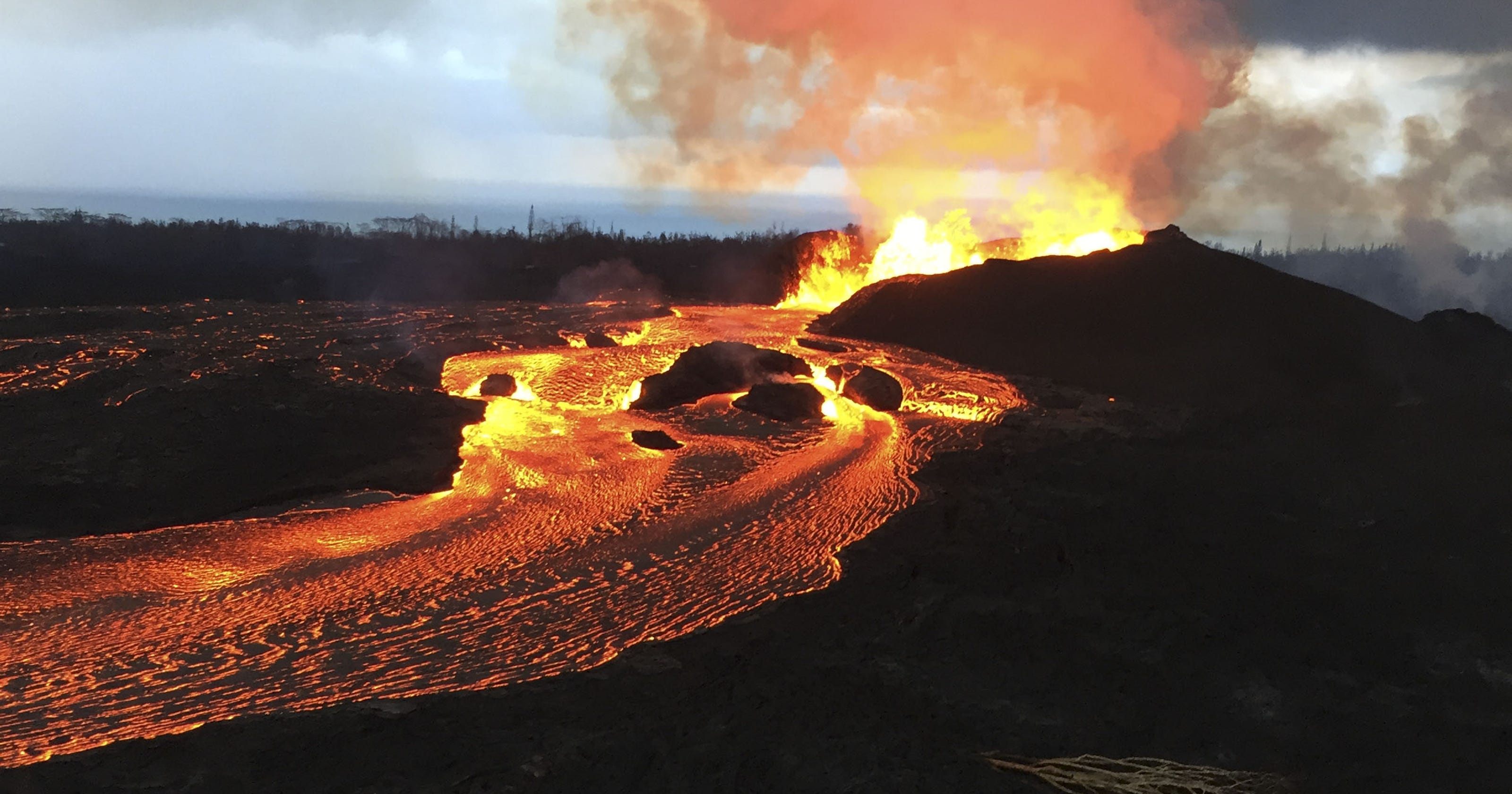 Kilauea volcano Scientists downgrade alert level