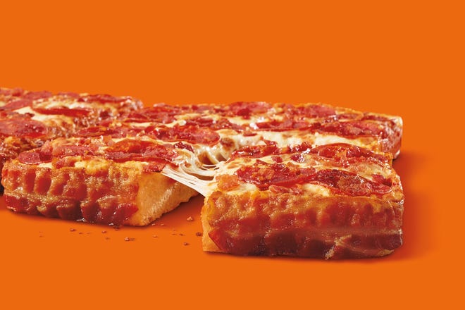 The Little Caesars bacon-wrapped pizza was last available in 2016.