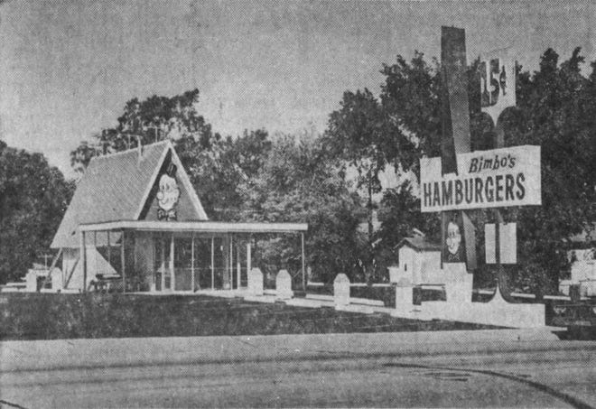 Bimbo's Hamburgers at the time of opening in Sioux Falls in the mid-1960s.