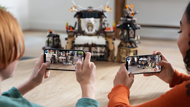 By leveraging the iPhone’s camera, augmented reality games superimpose virtual characters, structures and items onto the real world.