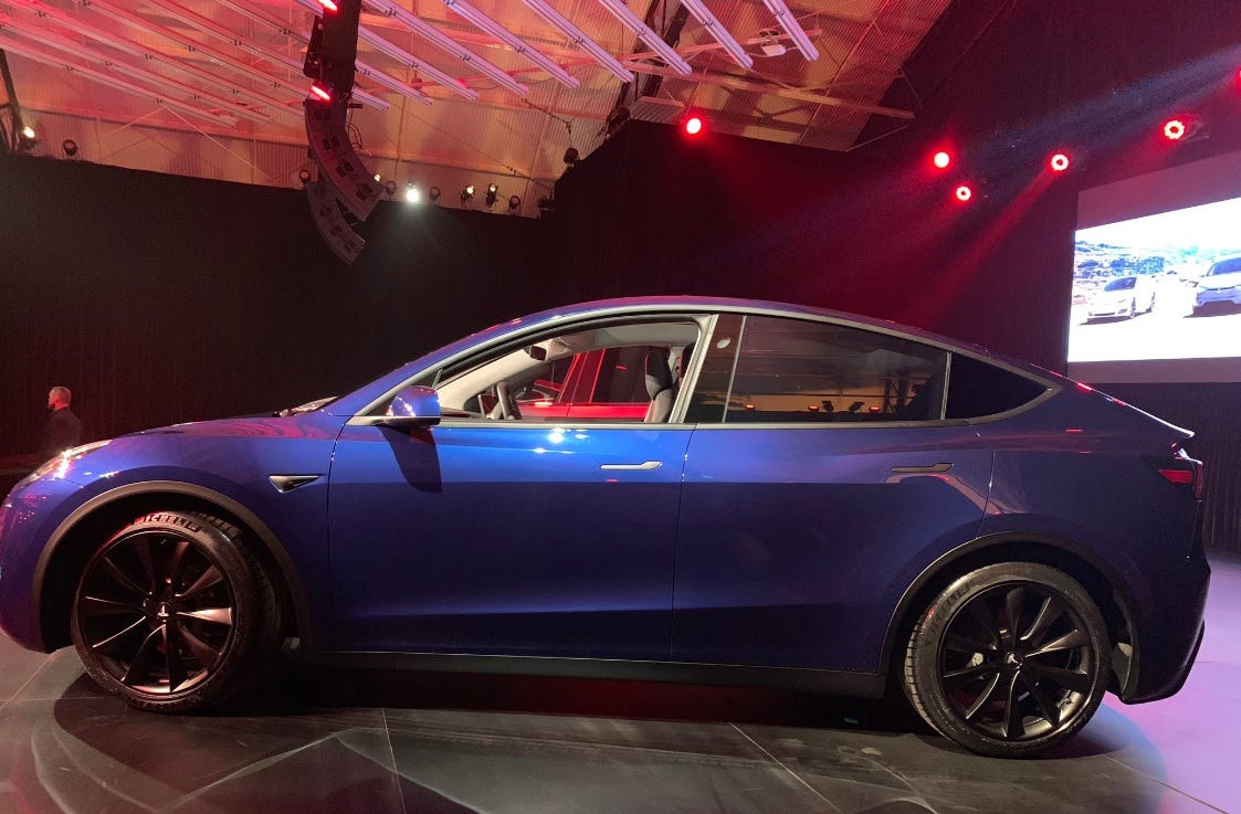 Tesla Model Y revealed: Elon Musk unveils electric SUV
