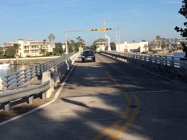 Mathers Bridge is on the south end of Tropical Trail on Merritt Island.