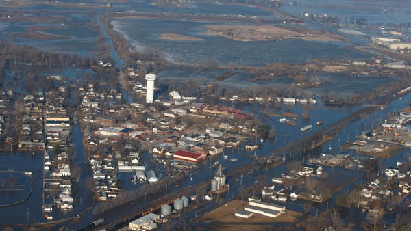 The city of Valley is inundated with floodwaters...
