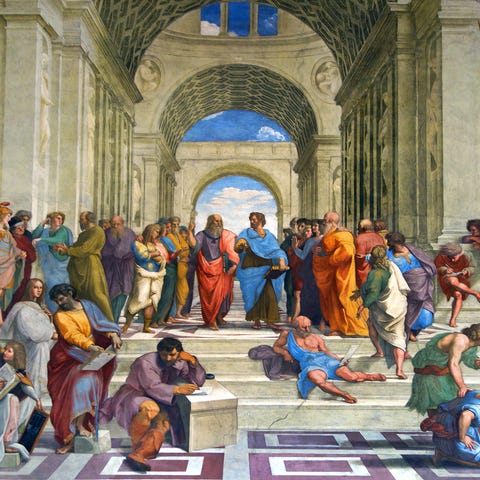 Raphael's "School of Athens" celebrates mankind's...