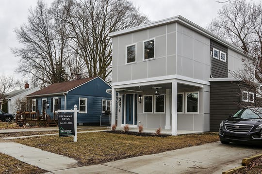 Contemporary shipping container homes sprout up in older suburbs