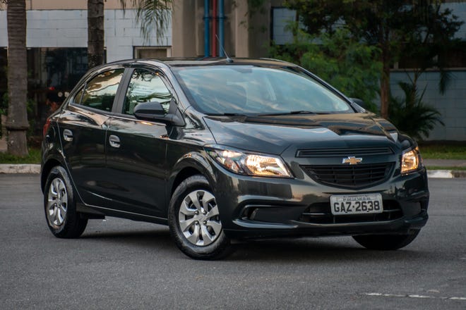 The Chevrolet Onix Joy is among the vehicles built at the Sao Caetano Du Sul  plant in Brazil.