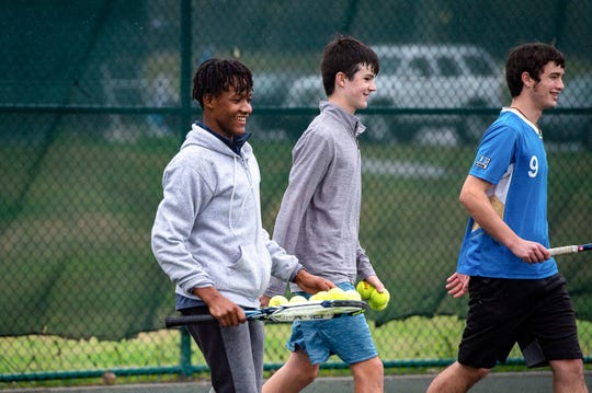 Saintil Darilus Anderson, 14, doesn't limit his practice to classes at Oakbourne Country Club. He can also be found on the courts after school and in the early morning hours before school starts, sometimes as early as 5:30 a.m.