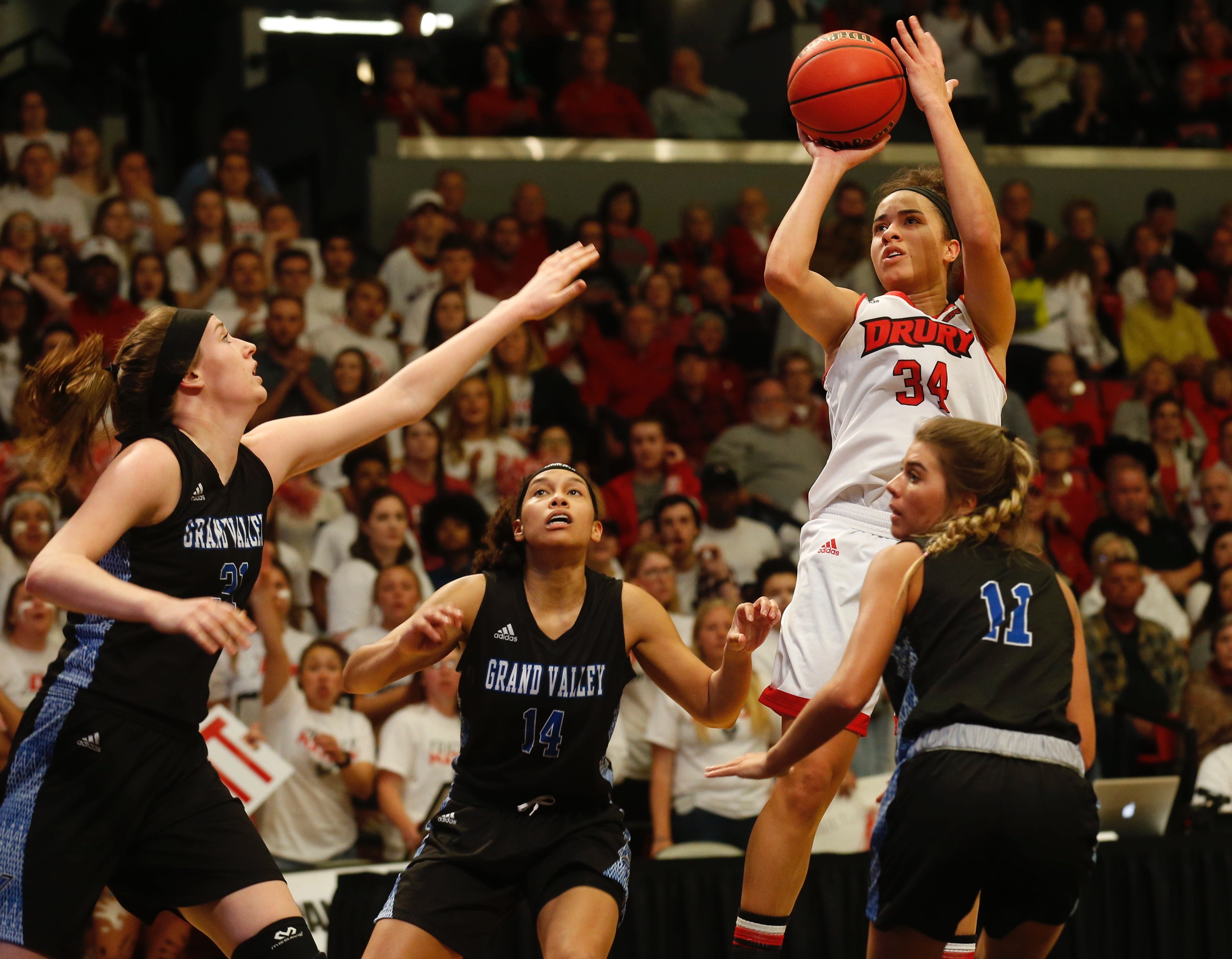 Drury star Hailey Diestelkamp broke the school record for boards in her junior season and helped the Lady Panthers to a Final Four appearance.