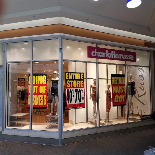 Charlotte Russe in final days with deep discounts