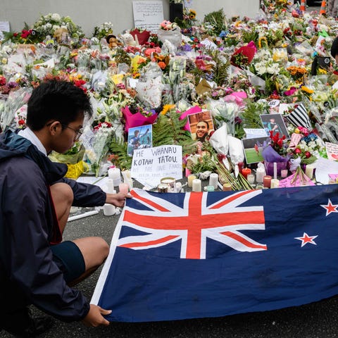 A vigil in Christchurch, New Zealand, on March...