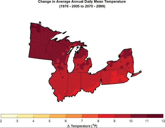Michigan S Climate Models Project 30 Increase In Rain Snow