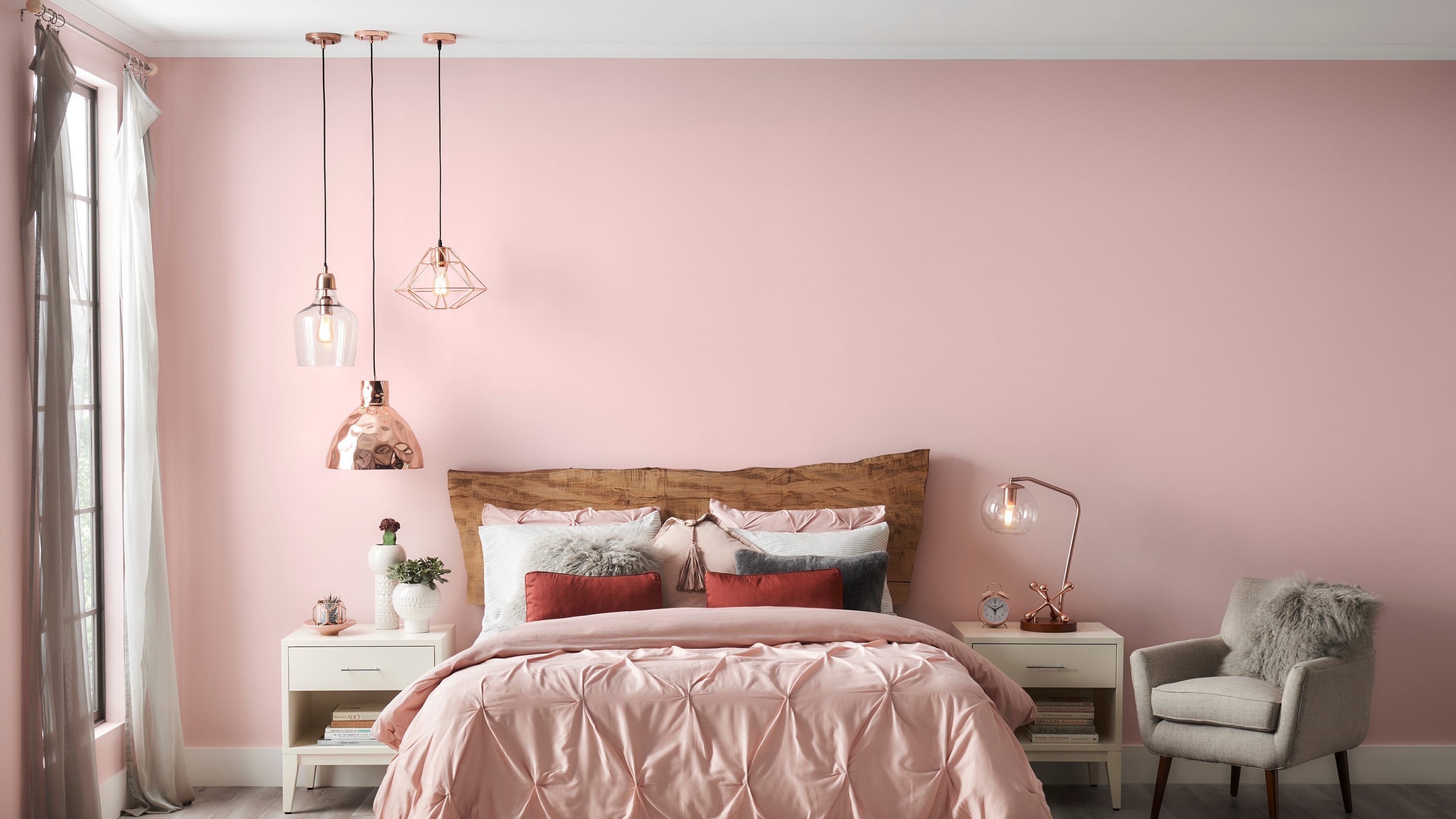 pretty in pink home decor