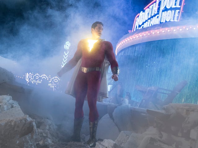 Shazam Review Zachary Levi S Superhero Is Lightning In A