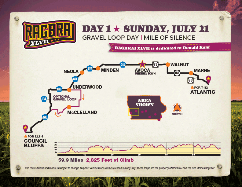 Ragbrai 2019 Route Map Ragbrai 2019: Here Are All The Pass-Through Towns