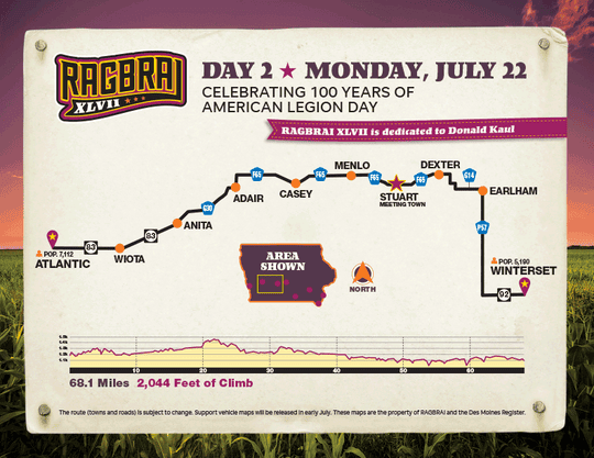 RAGBRAI 2019: Here are all the pass-through towns RAGBRAI 2019: Here are all the pass-through towns